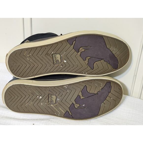 Sorel Sentry coated canvas water resistant cap toe sneaker womens 8 shoes - Picture 9 of 9